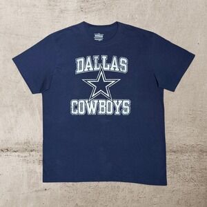 Dallas Cowboys T-Shirt Men's XL Blue NFL Football Cowboys Official Apparel